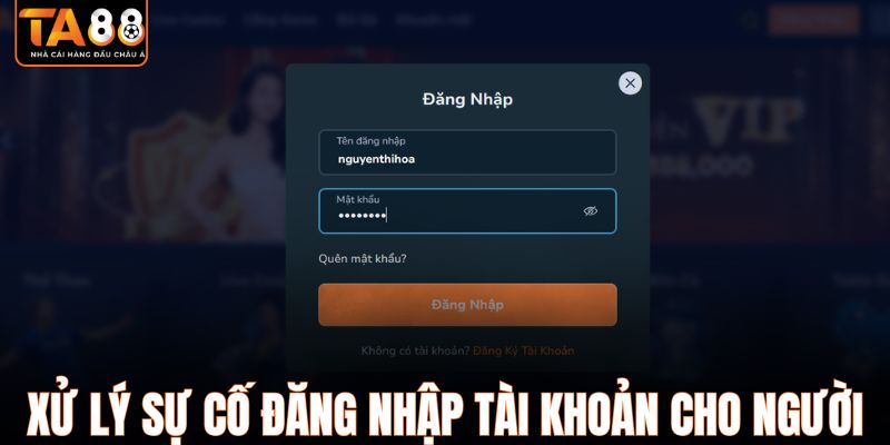Xử lý sự cố đăng nhập tài khoản cho người mới
